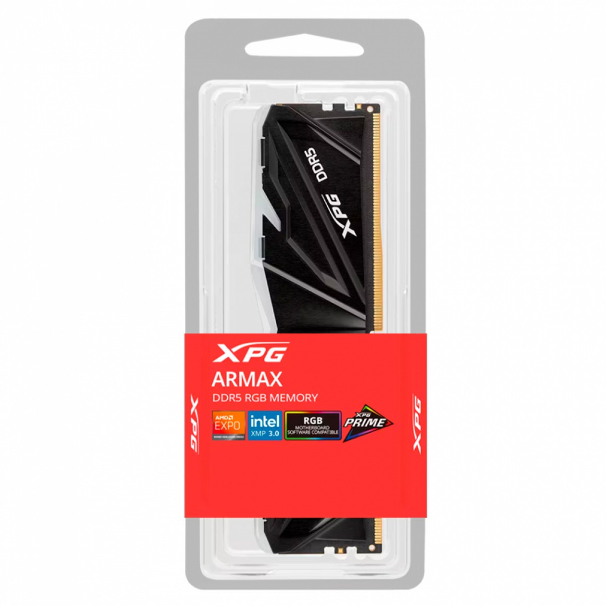 Memória DDR5 XPG Armax RGB, 16GB, 5600MHz, Preto, AX5U5600C4616G-SAMRBK
