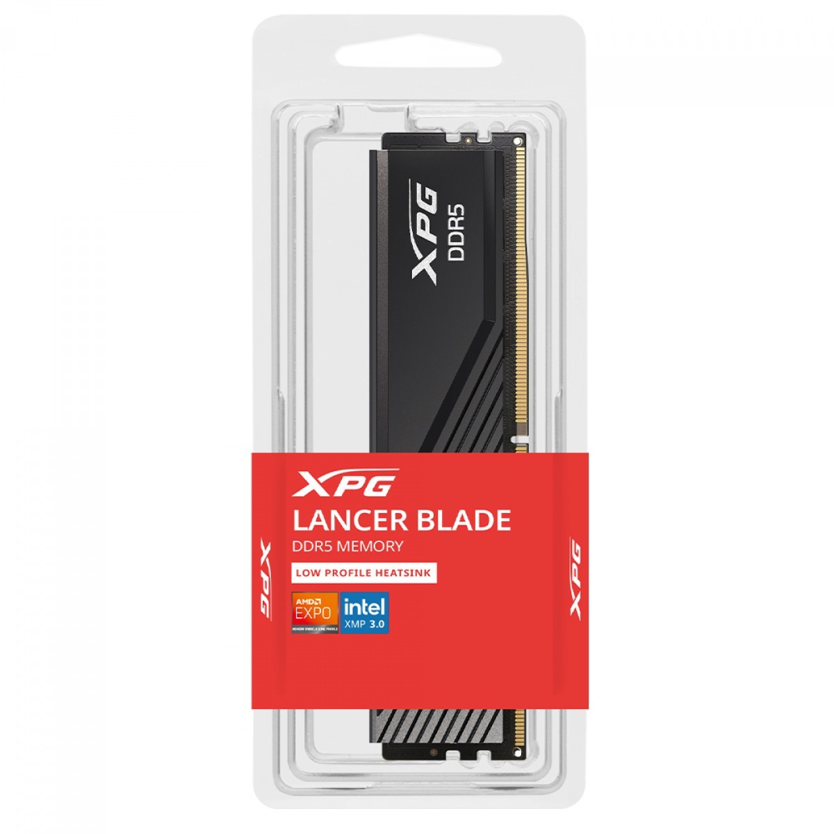 Memória DDR5 XPG Lancer Blade, 16GB, 6400MHz, Black, AX5U6400C3816G-SLABBK 