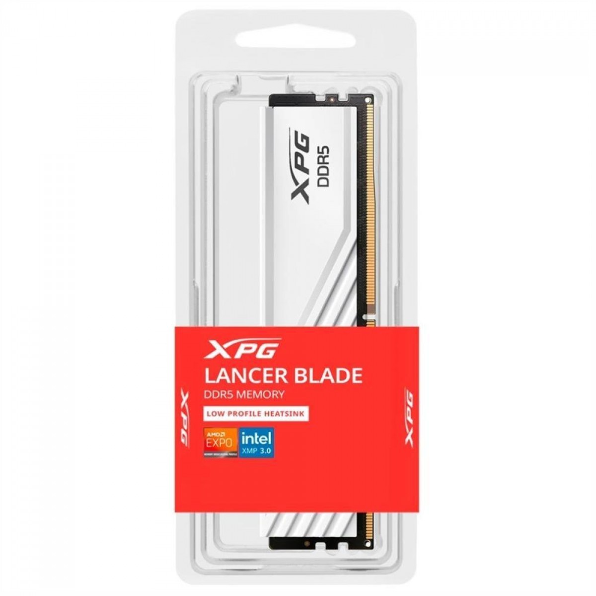 Memória DDR5 XPG Lancer Blade, 8GB, 5600MHz, White, AX5U5600C468G-SLABWH