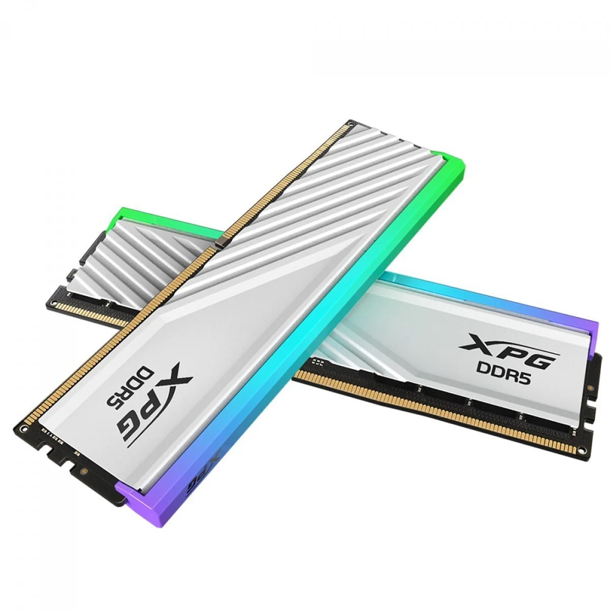 Memória DDR5 XPG Lancer Blade RGB, 16GB, 5600MHz, White, AX5U5600C4616G-SLABRWH