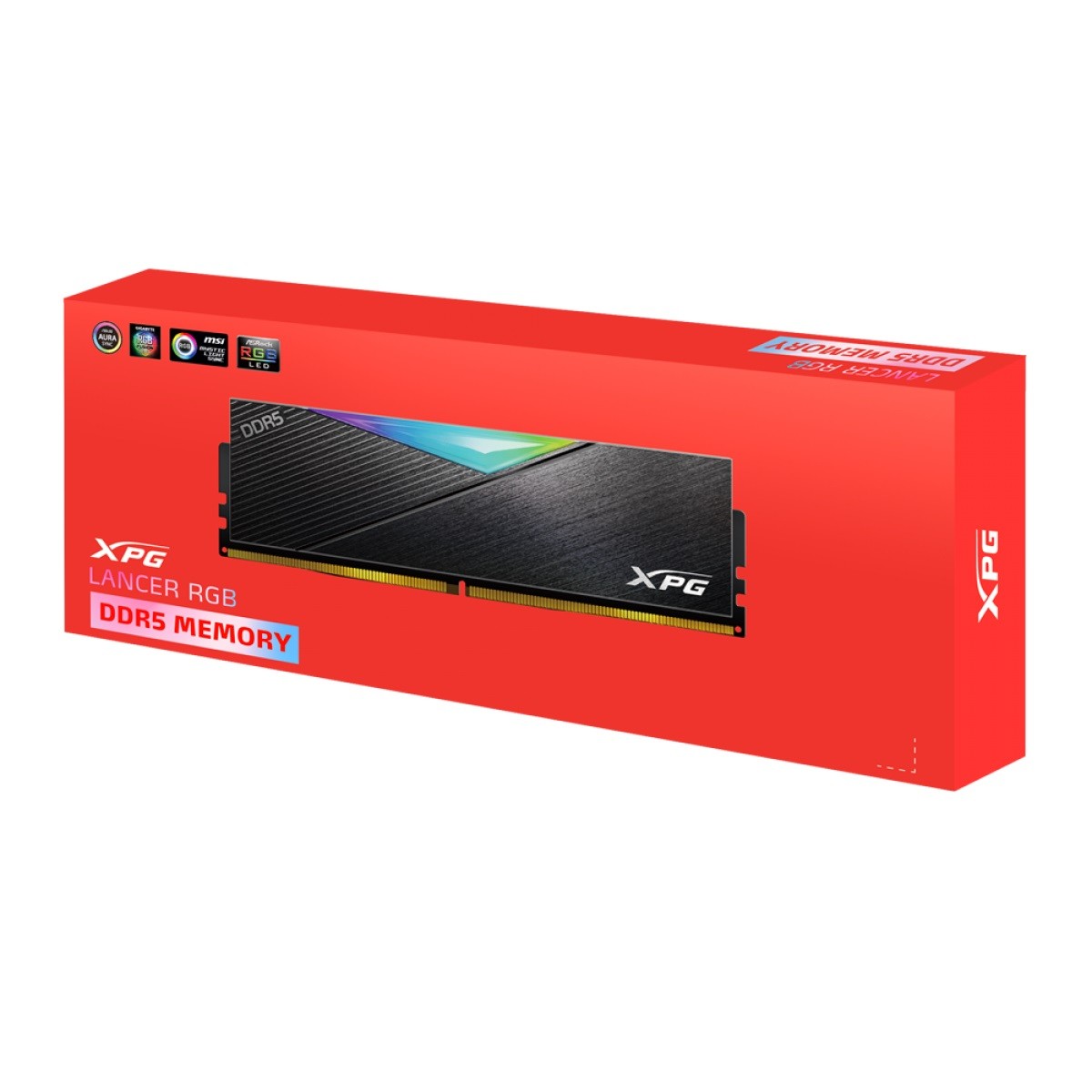 Memória DDR5 XPG Lancer RGB, 32GB, 5600MHz, Black, AX5U5600C3632G-CLARBK