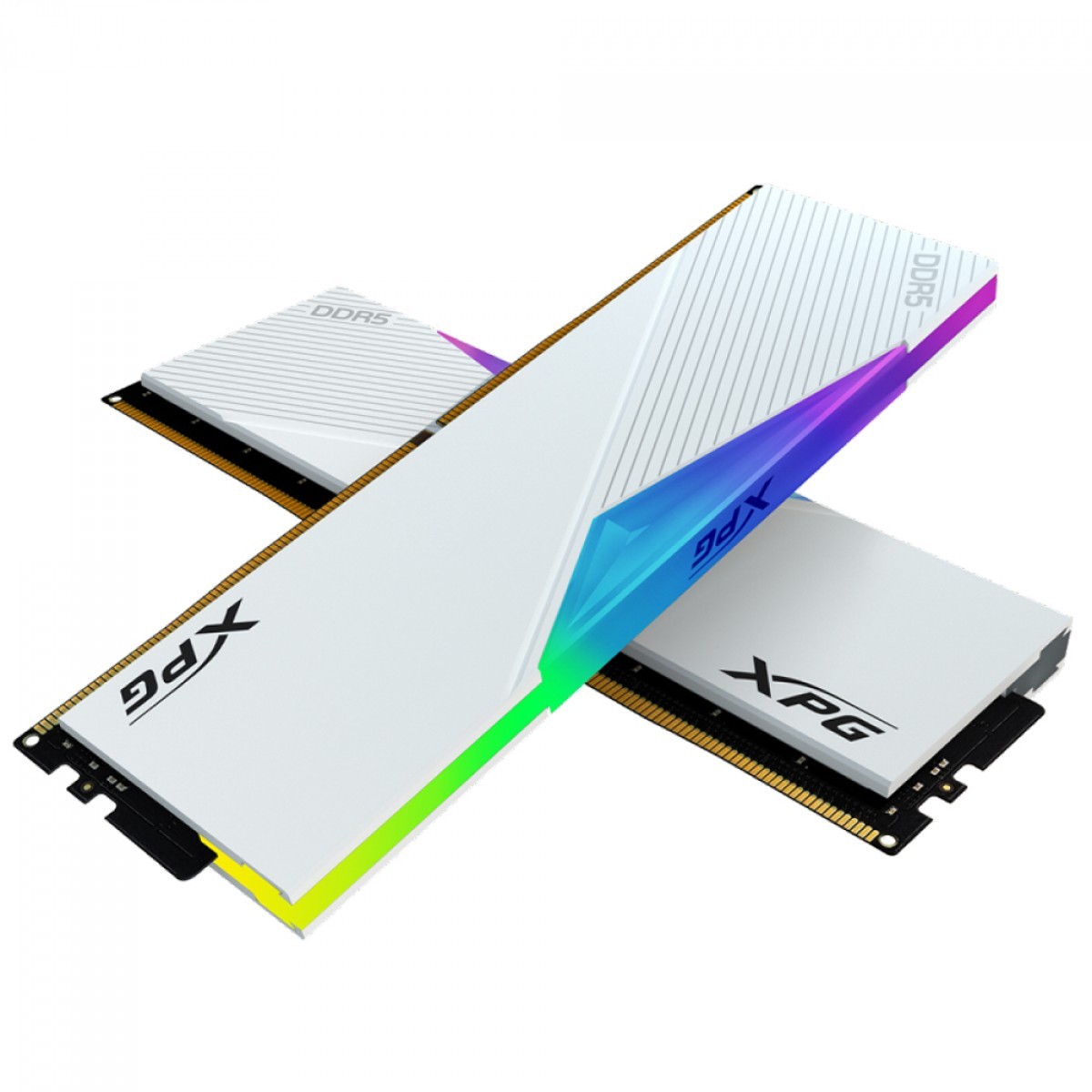 Memória DDR5 XPG Lancer RGB, 32GB, 6400MHz, White, AX5U6400C3232G-CLARWH
