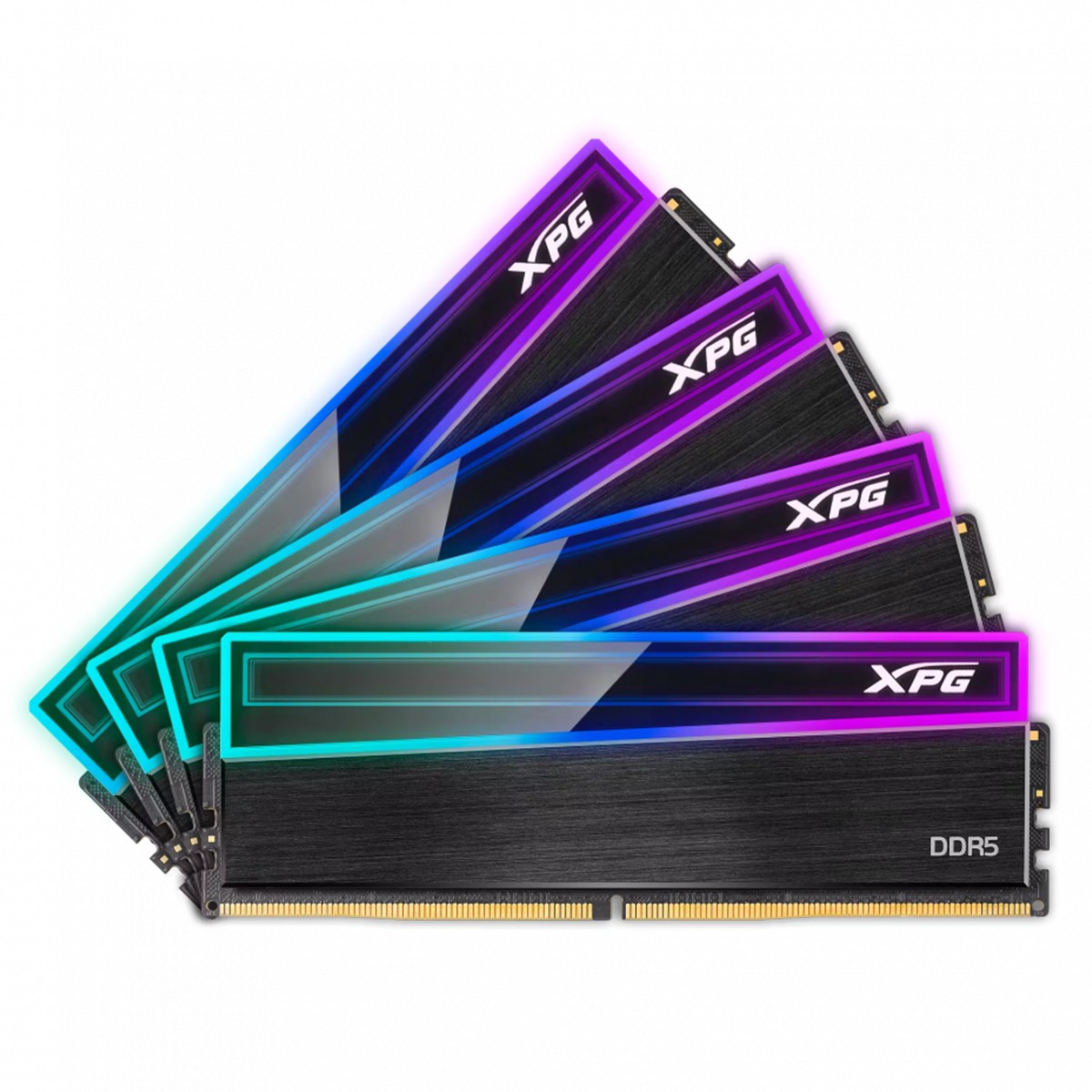 Memória DDR5 XPG Novakey, RGB, 16GB, 5600MHz, Preto, AX5U5600C4616G-CNKRBK