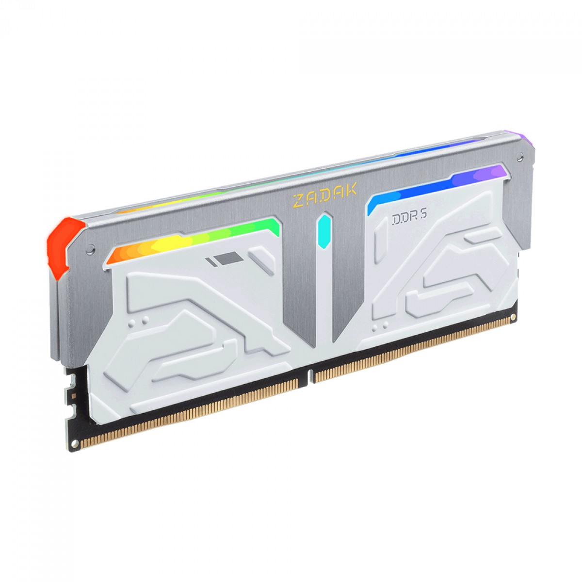 Memória DDR5 Zadak SPARK, RGB, 32GB (2x16GB), 6000MHz, White, ZD5-SPR60C51-32G2W2
