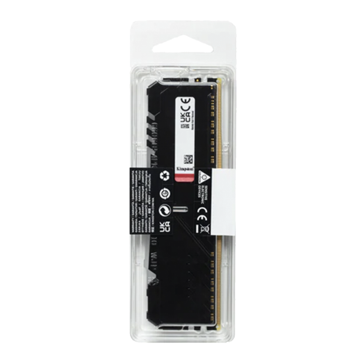 Memória Kingston Fury Beast RGB, 16GB, 2666Mhz, DDR4, Preto, KF426C16BB1A/16