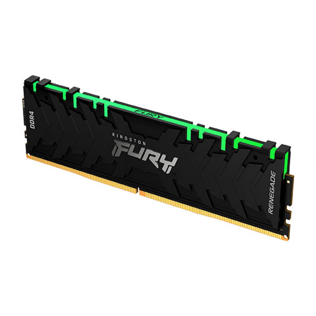 Memória Kingston DDR4 Fury Renegade RGB, 8GB, 3200Mhz, Preto, KF432C16RBA/8