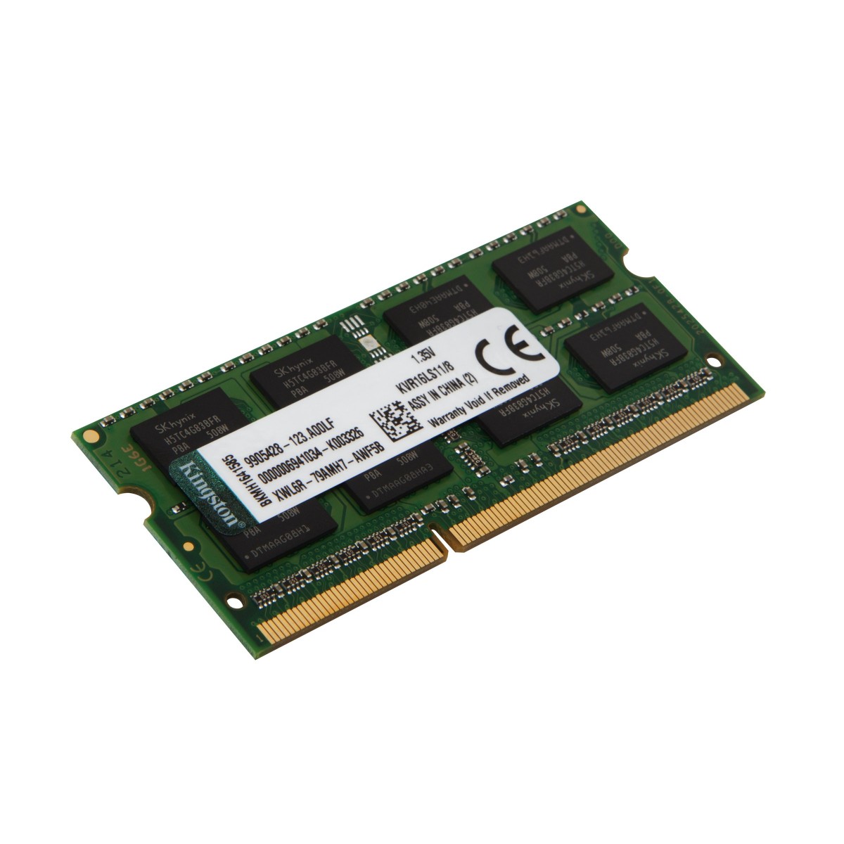 Memória para Notebook DDR3 Kingston, 8GB 1600Mhz, KVR16N11/8