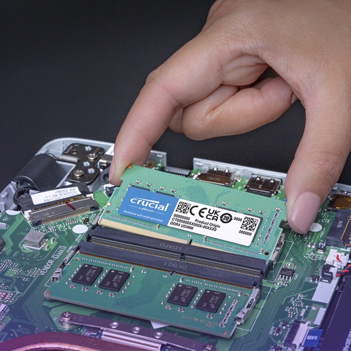Memória para Notebook DDR4 Crucial, 16GB, 3200MHz, CT16G4SFRA32A