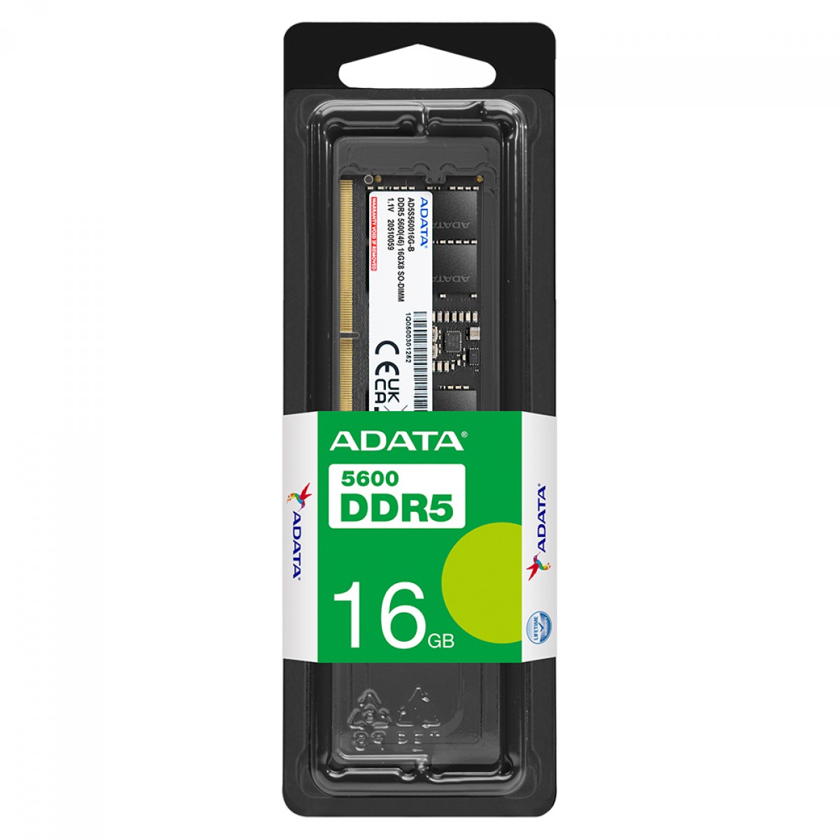 Memória Para Notebook DDR5 Adata XPG, 16GB, 5600Mhz, AD5S560016G-S