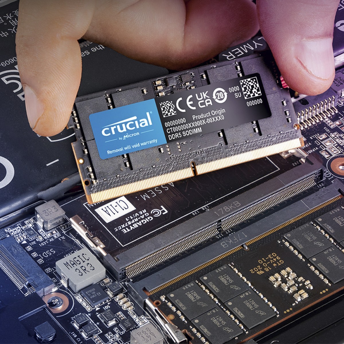 Memória Para Notebook DDR5 Crucial, 16GB, 4800MHz, CB16GS4800