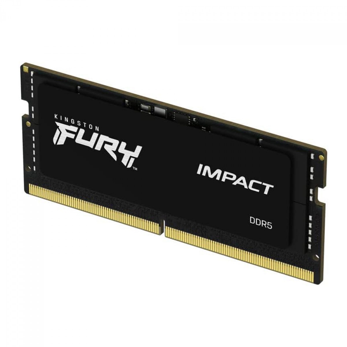 Memória Para Notebook DDR5 Kingston Fury Impact, 8GB, 4800MHz, CL38, Black, KF548S38IB-8