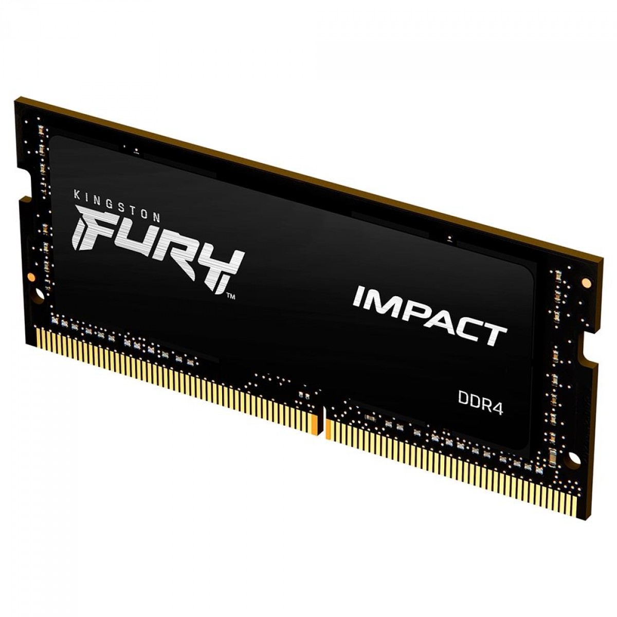 Memória Notebook Kingston Fury Impact, 16GB, 2666MHz, DDR4, CL15, Black, KF426S15IB1/16