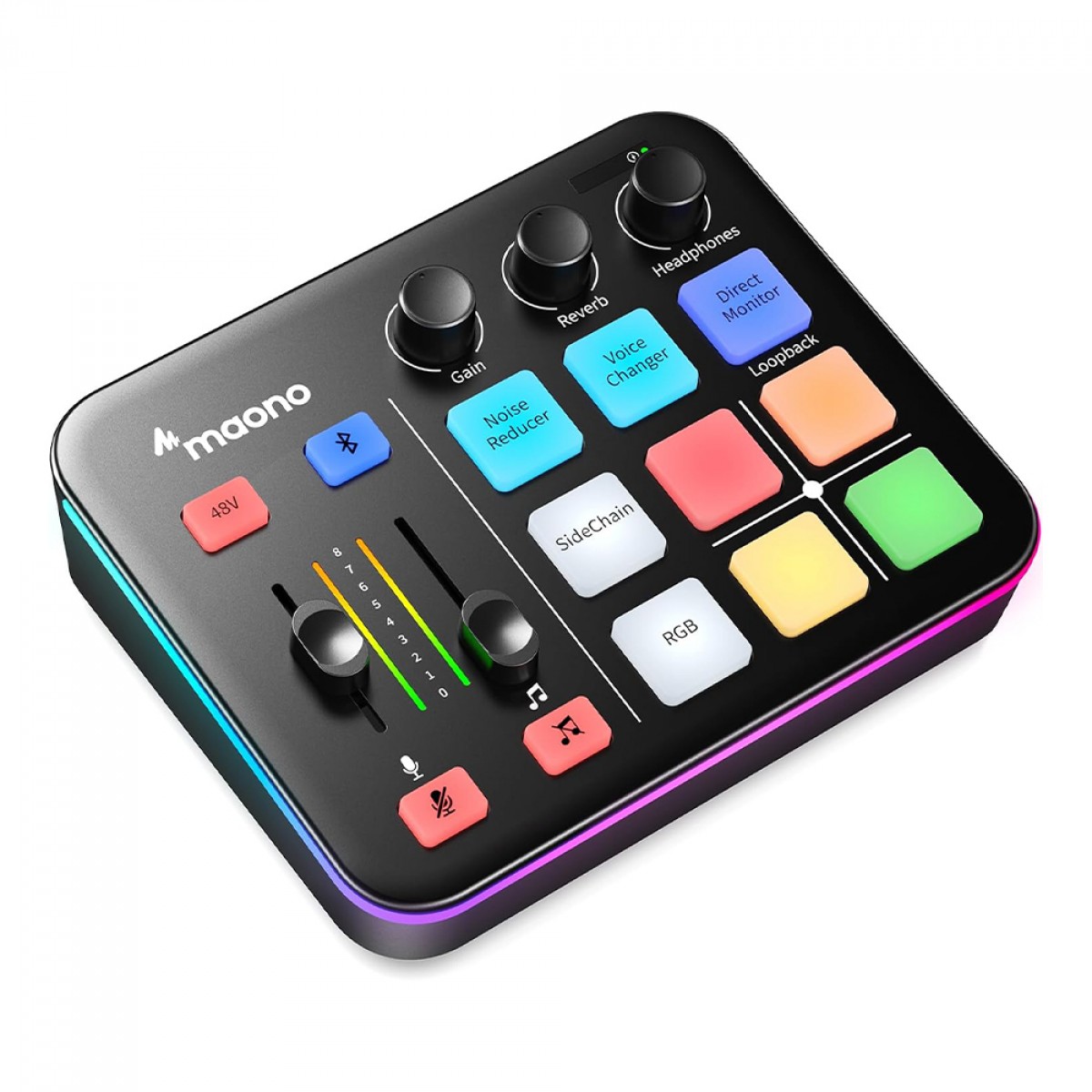 Mesa de Som Maonocaster G1 NEO, USB, Bluetooth, Preto