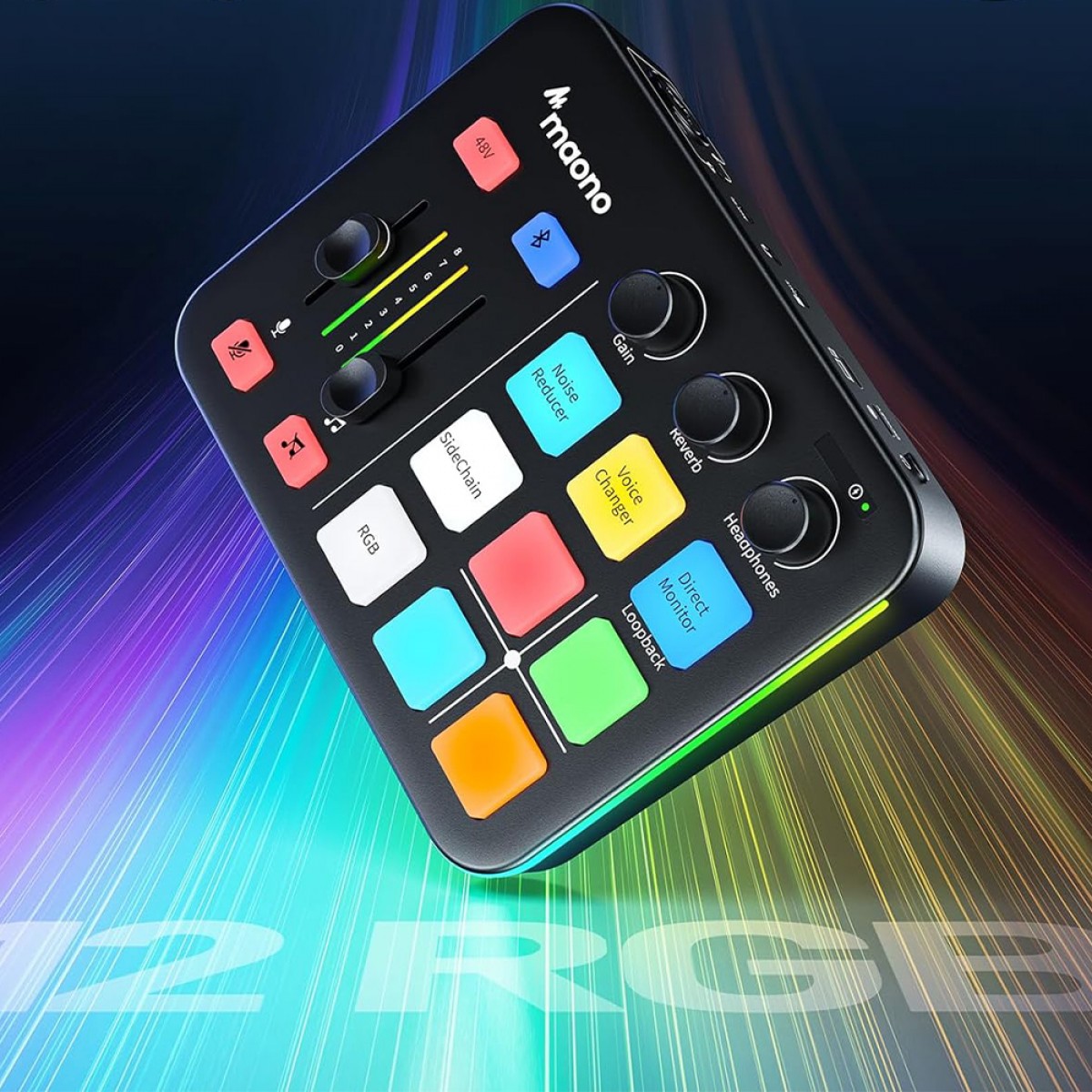 Mesa de Som Maonocaster G1 NEO, USB, Bluetooth, Preto