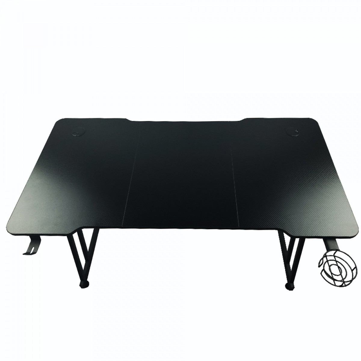 Mesa Gamer Hayom Slim, Com Suporte Para Headset e Copo, Preto, MG1000