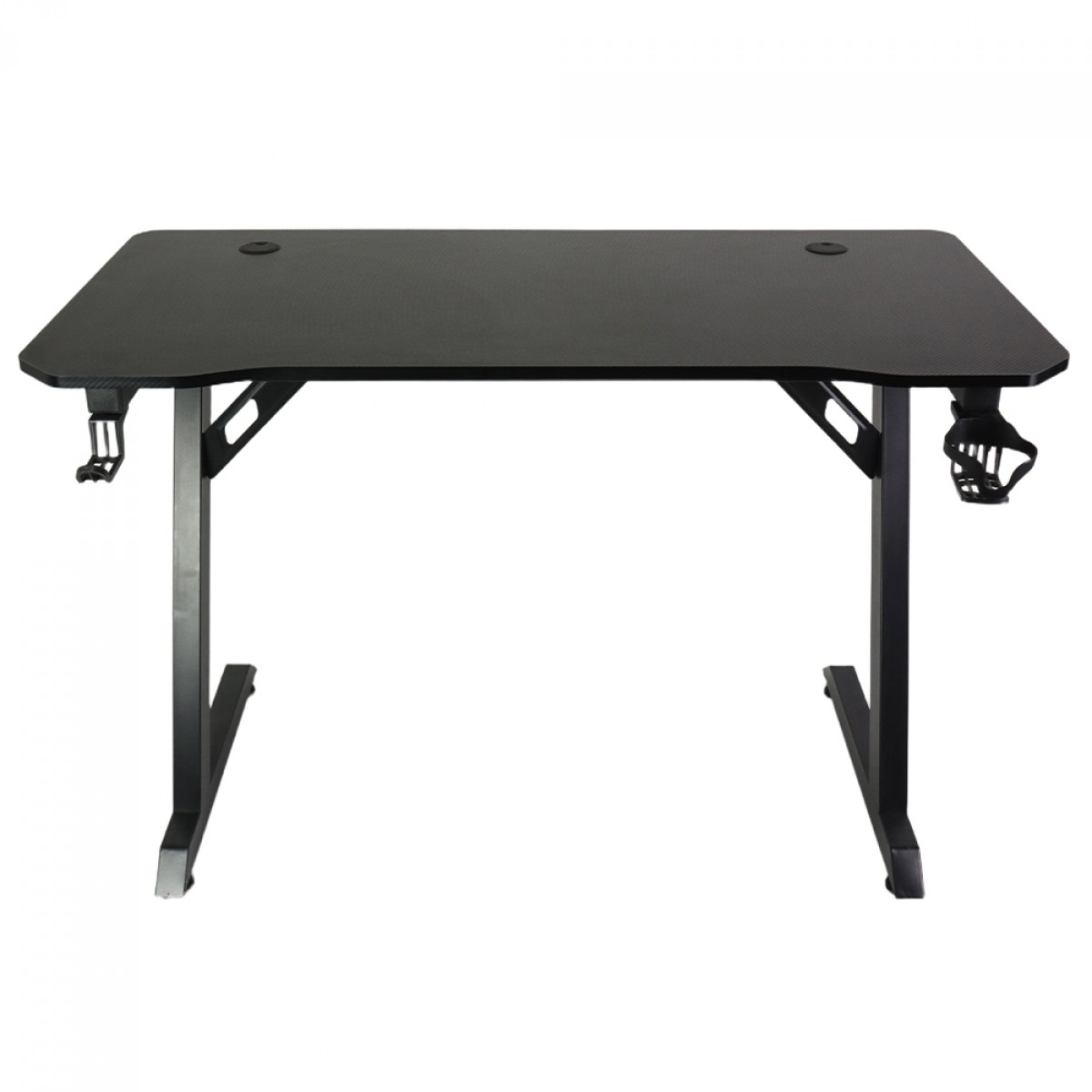 Mesa Gamer Ninja Koi, Com Suporte Para Headset e Copo, Preta, SF-TB-KI12060BF