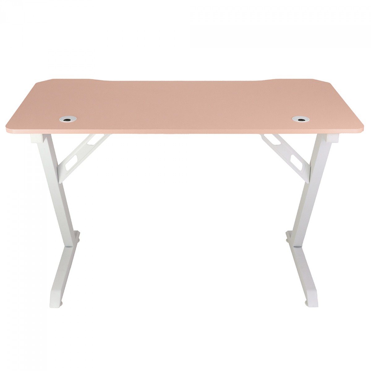 Mesa Gamer Ninja Koi, Com Suporte Para Headset e Copo, Rosa, SF-TB-KI12060PWF