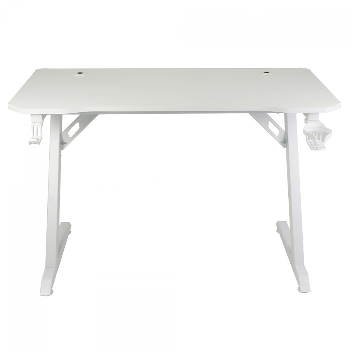 Mesa Gamer Ninja Koi RGB, Com Suporte Para Headset e Copo, Branca, SF-TB-KO12060WF RGB