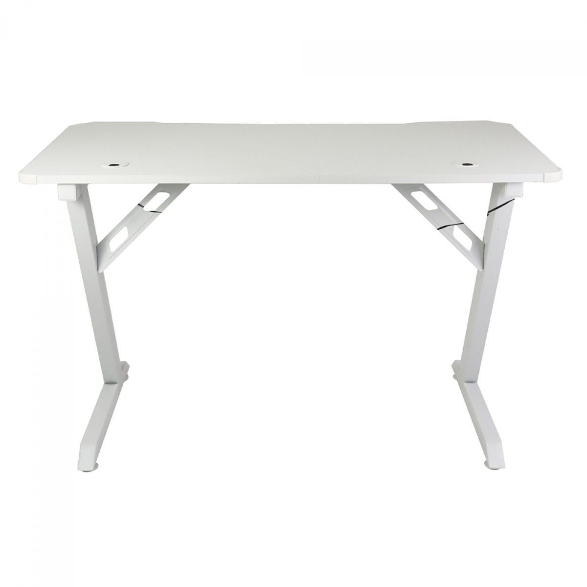 Mesa Gamer Ninja Koi RGB, Com Suporte Para Headset e Copo, Branca, SF-TB-KO12060WF RGB