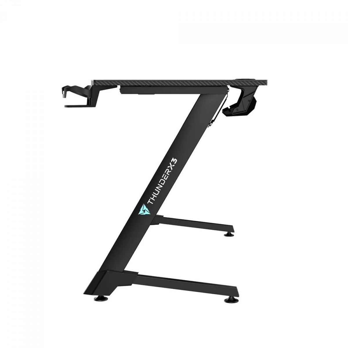 Mesa Gamer ThunderX3 ED5 2.0, Com Suporte Para Headset e Copo, Preta, 80952