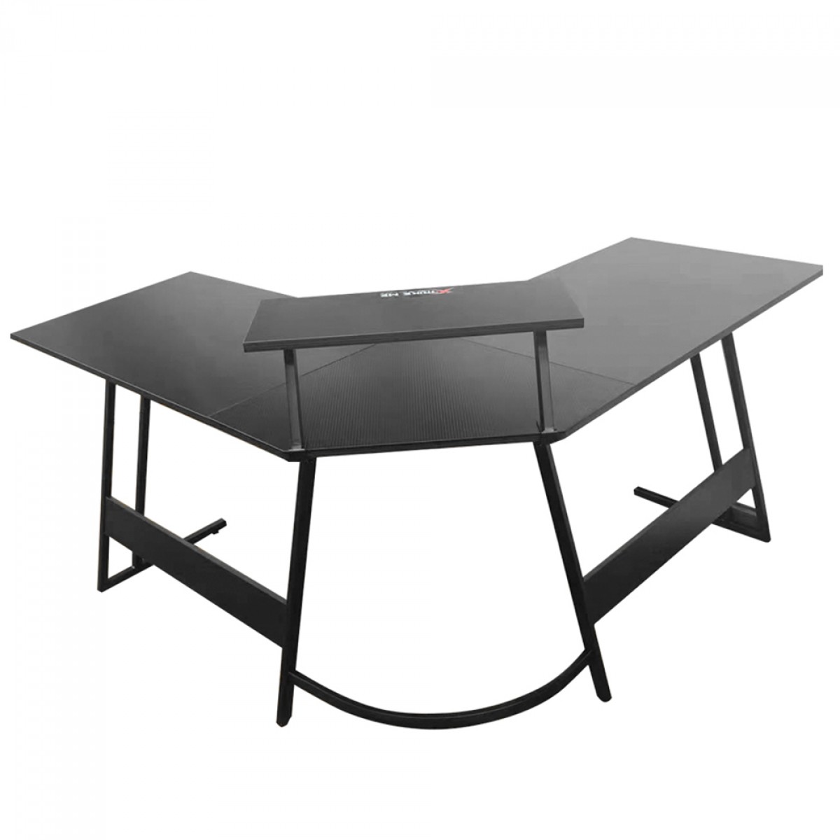 Mesa Gamer Xtrike Me DK-04, Textura em Fibra de Carbono, Preto