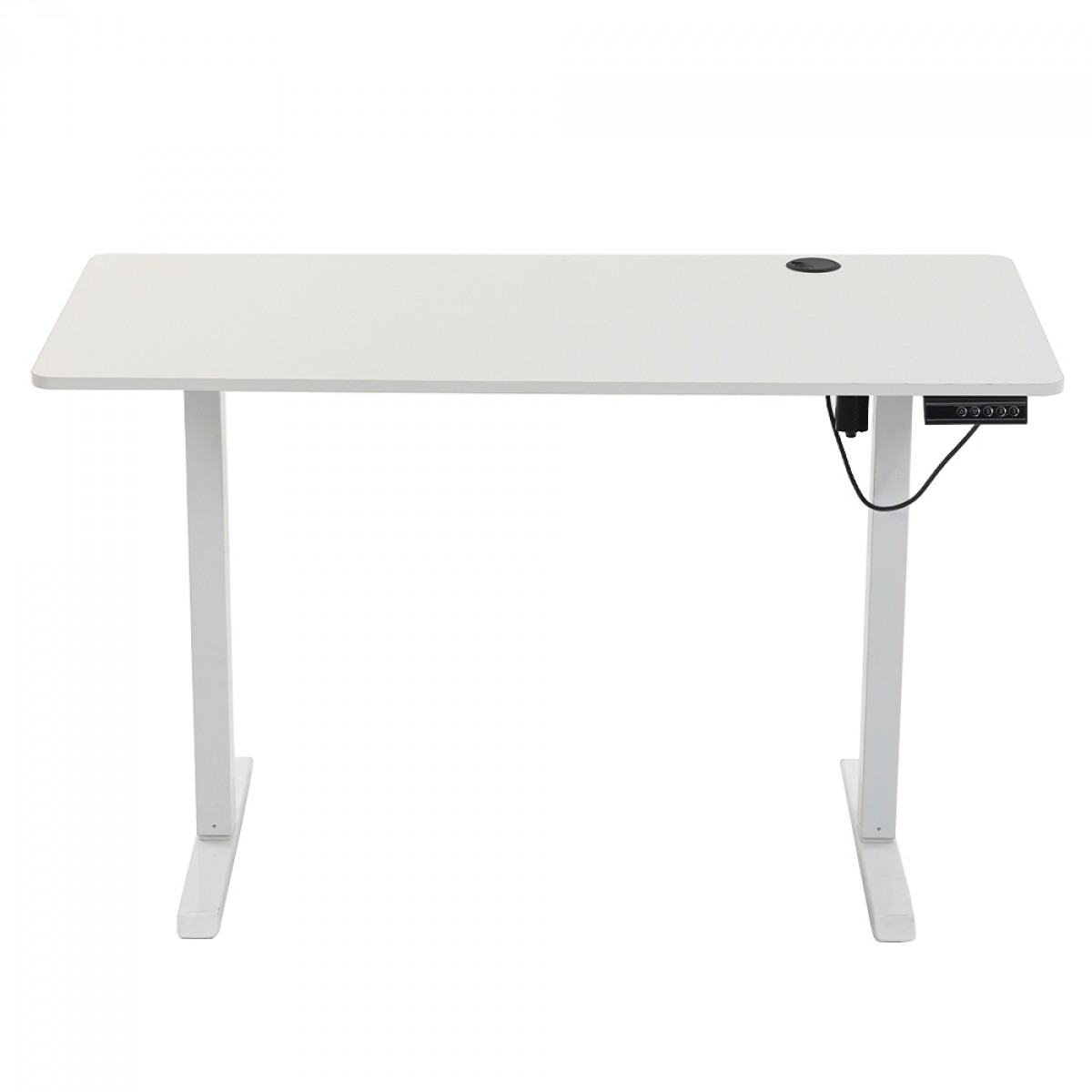 Mesa Para Escritório Dr.Office Balance, Altura Ajustável, Branca, DR-TB12060WA