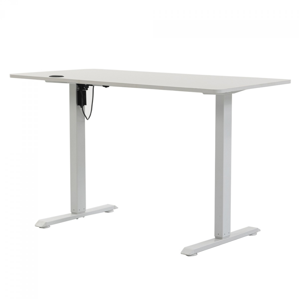 Mesa Para Escritório Dr.Office Balance, Altura Ajustável, Branca, DR-TB12060WA