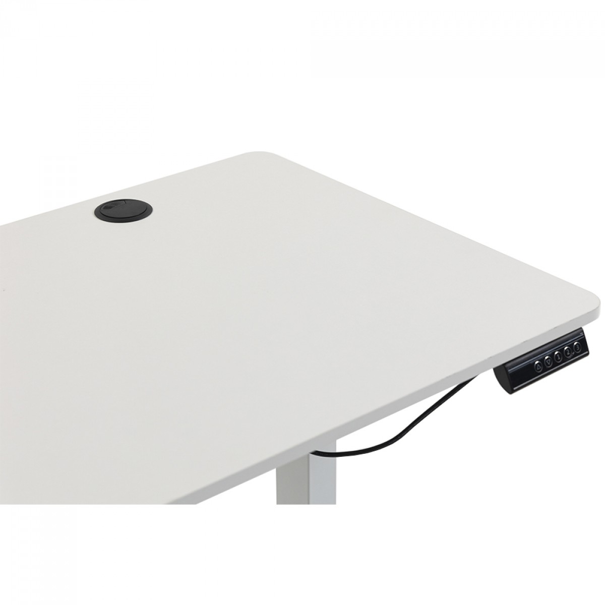 Mesa Para Escritório Dr.Office Balance, Altura Ajustável, Branca, DR-TB12060WA