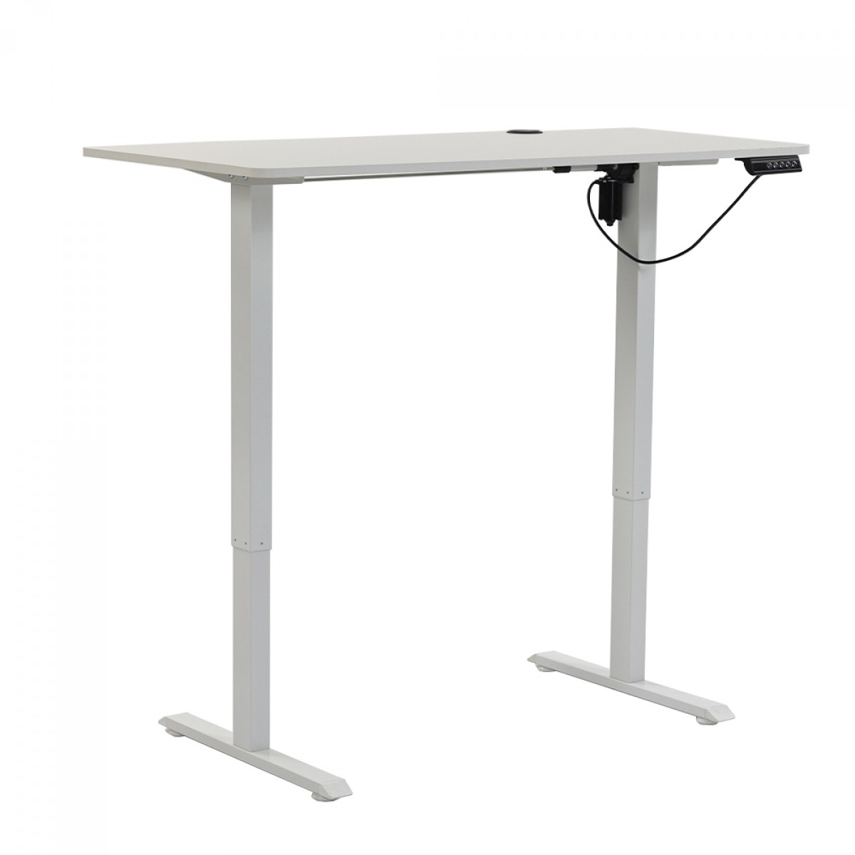 Mesa Para Escritório Dr.Office Balance, Altura Ajustável, Branca, DR-TB12060WA