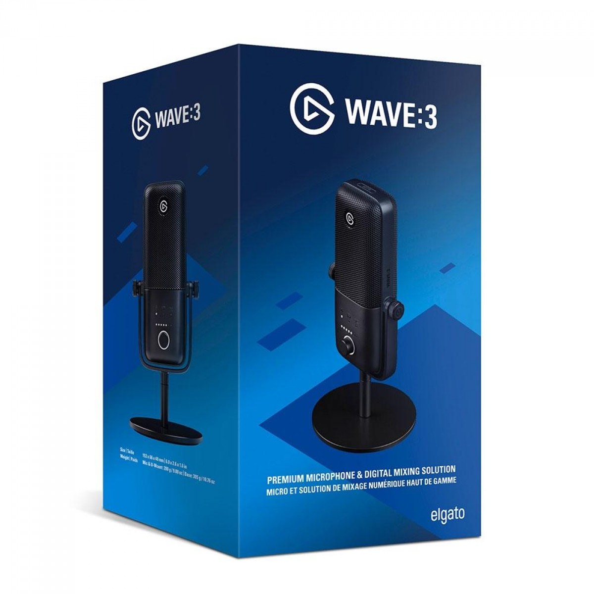 Microfone Elgato Wave 3, USB-C, 10MAB9901