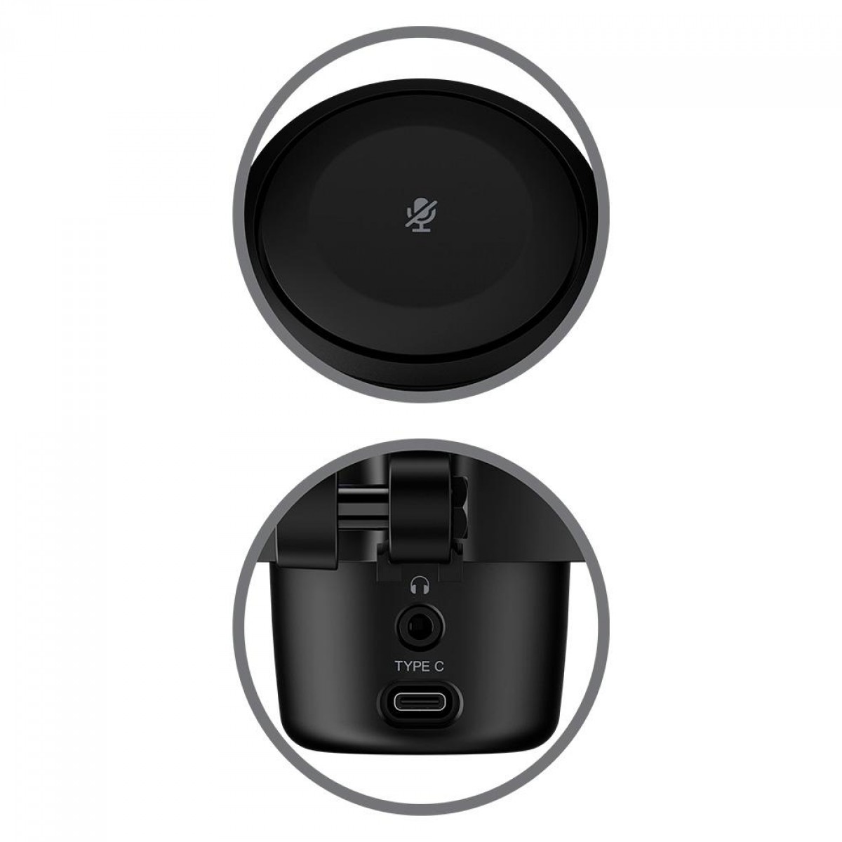 Microfone HyperX DuoCast, RGB, USB, Black, 4P5E2AA