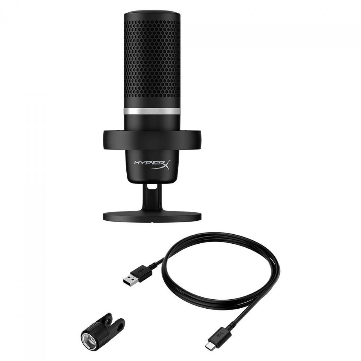 Microfone HyperX DuoCast, RGB, USB, Black, 4P5E2AA