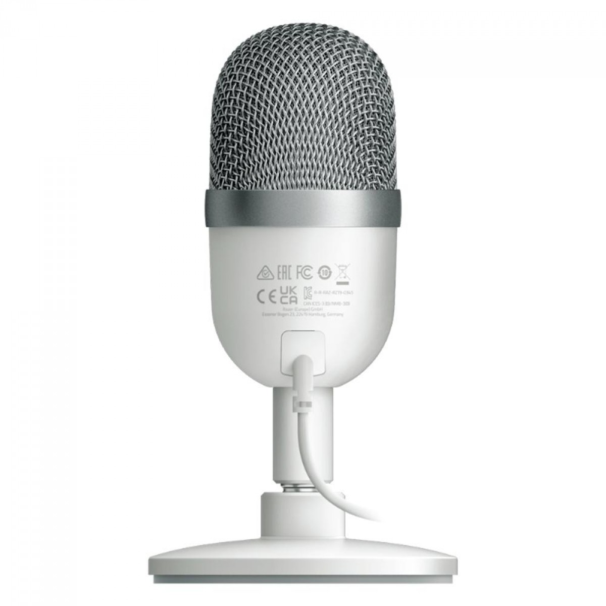 Microfone Razer Seiren Mini, USB, Mercury White, RZ19-03450300-R3M1