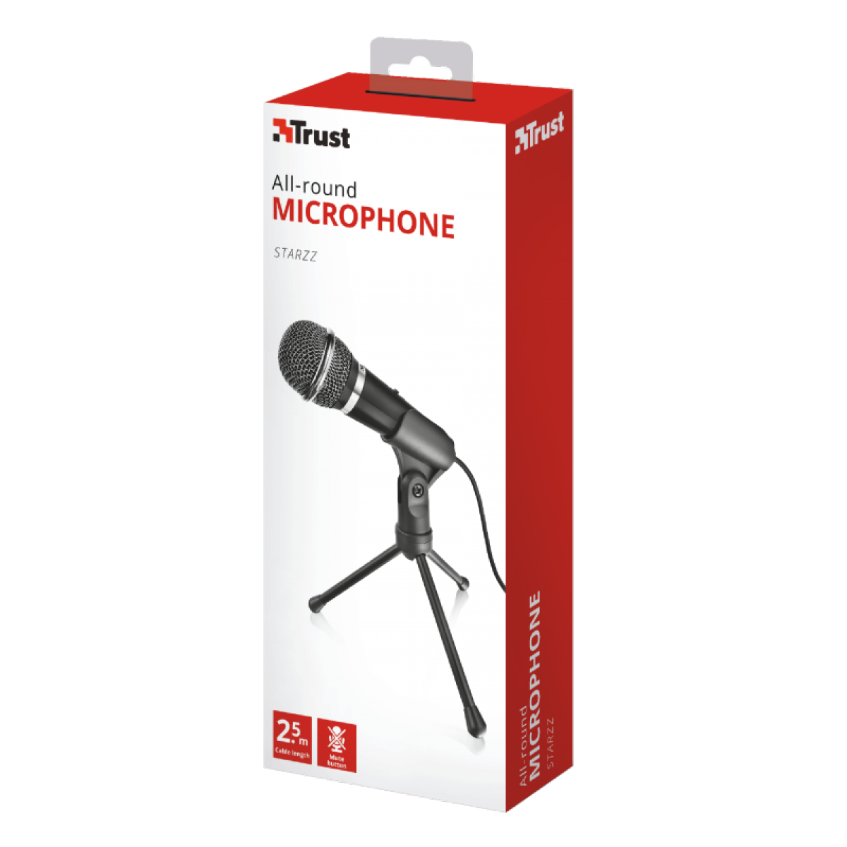 Microfone Trust Starzz All Round, PC ou Laptop, T21671