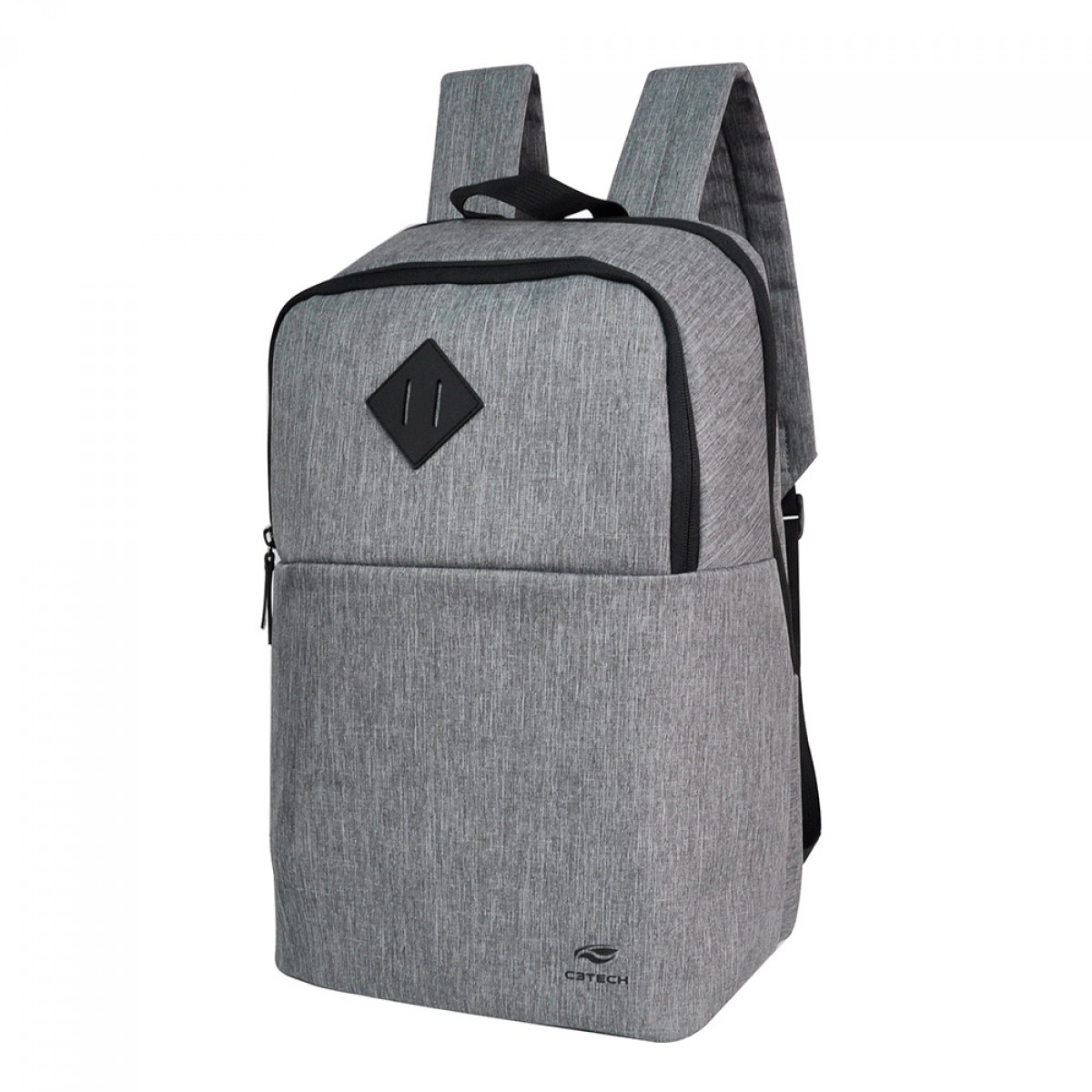 Mochila C3Tech MC-40, Para Notebook 15,6", Cinza, MC-40GY