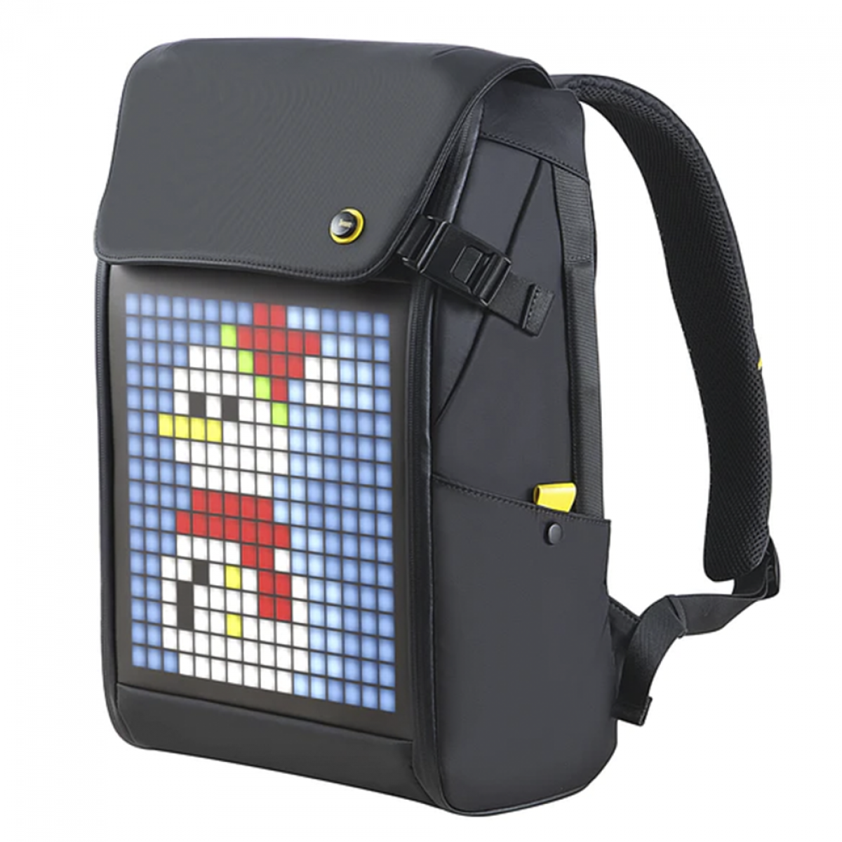 Mochila Divoom Backpack M, Com Display de led em Pixel Art, Preto
