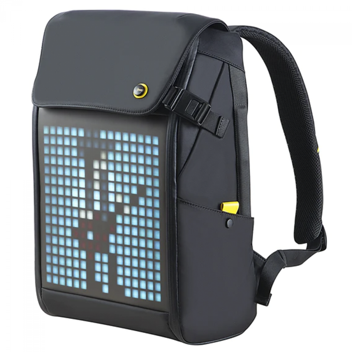 Mochila Divoom Backpack M, Com Display de led em Pixel Art, Preto