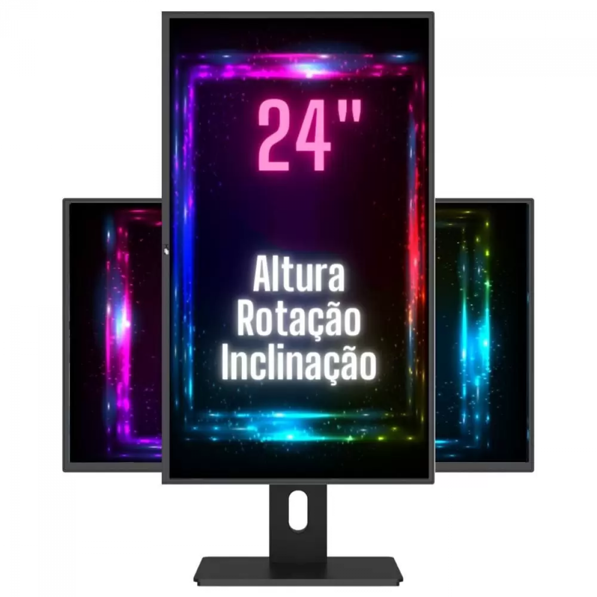 Monitor 3Green Pro 243G, 24 Pol, Ergonômico Ajuste De Altura, Rotação ...