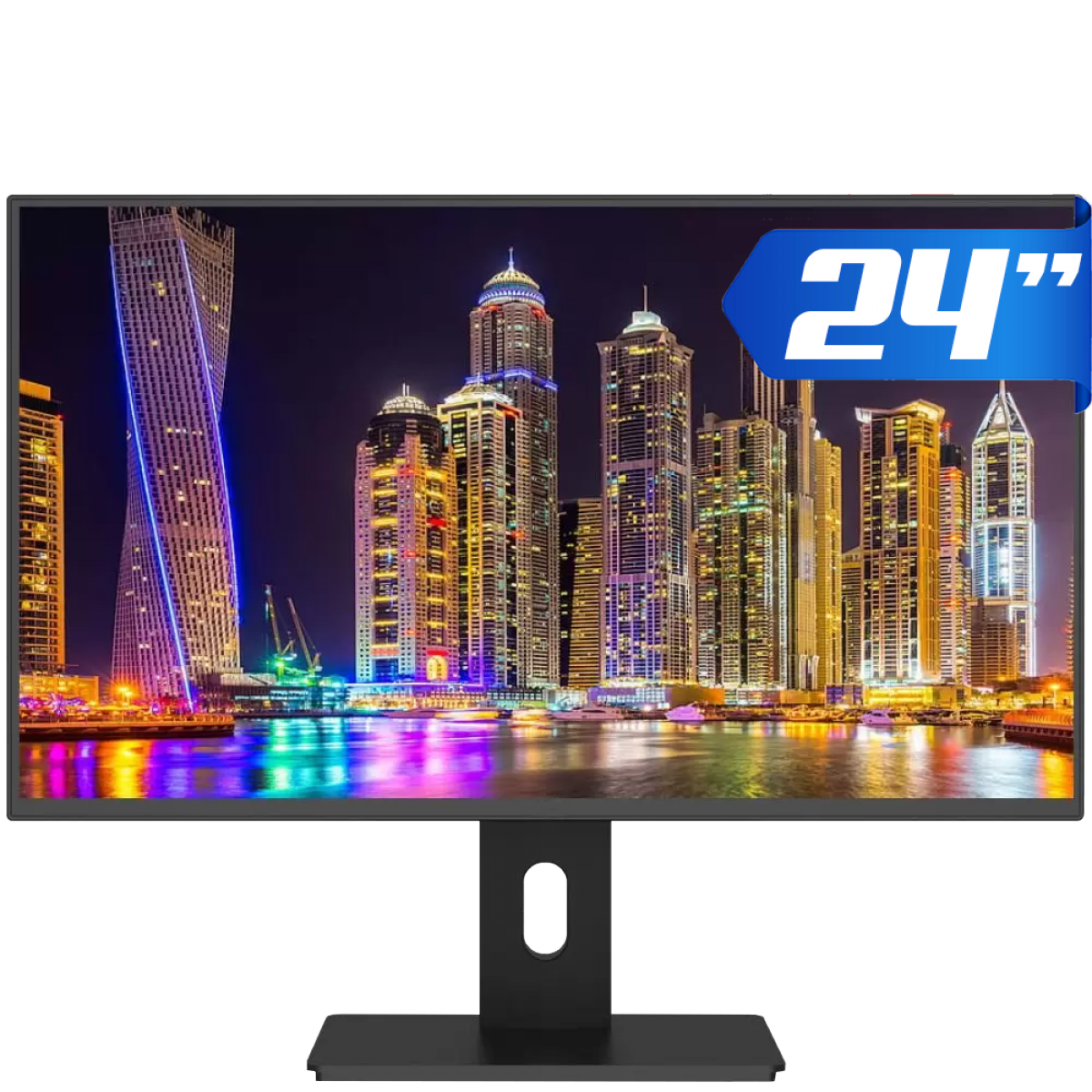 Monitor 3Green Pro 243G, 24 Pol, Ergonômico Ajuste de altura, Rotação Vertical, LED, Full HD, Widescreen, 75Hz, 2ms, HDMI/VGA