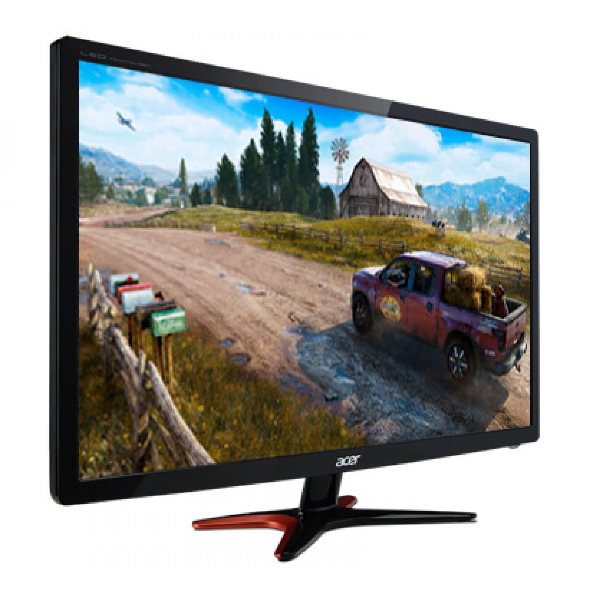 Monitor Gamer Acer 24 Pol, Full HD, 144Hz, 1ms, GN246HL