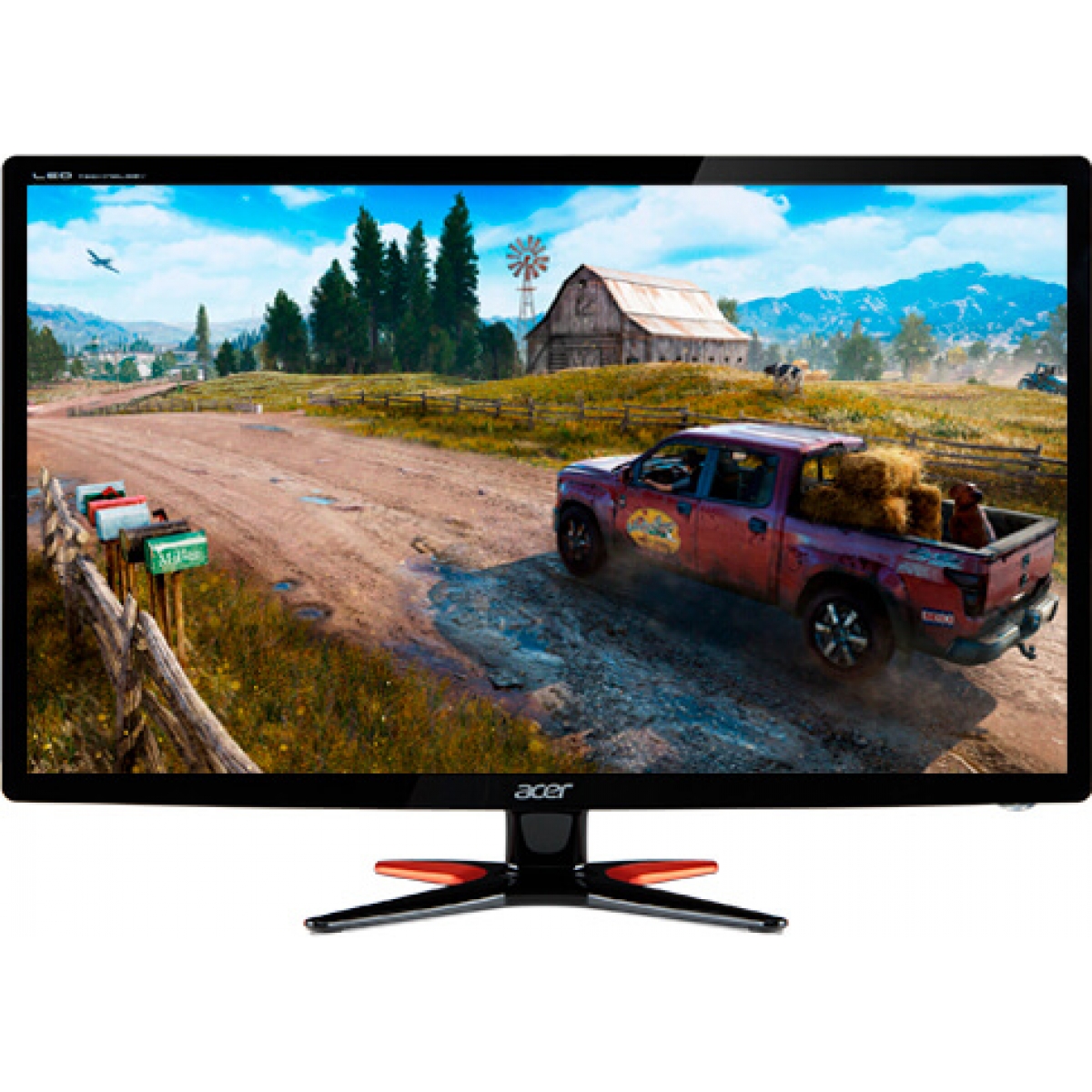 Monitor Gamer Acer 24 Pol, Full HD, 144Hz, 1ms, GN246HL