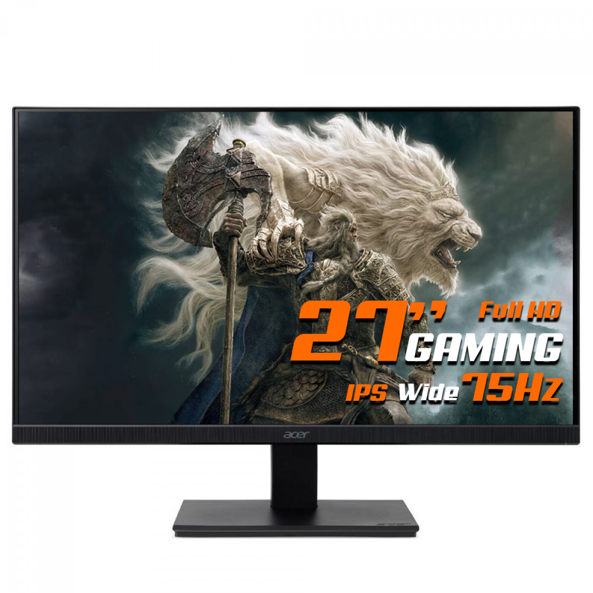 Monitor Acer V277, 27 Pol, IPS, Wide, Full HD, HDMI/VGA, VESA, 75Hz, V277