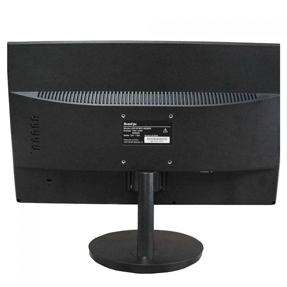 Monitor Brazil PC, 20 Pol, LED, 75Hz, HDMI/VGA, VESA, Com Inclinação, 20WR 75Hz