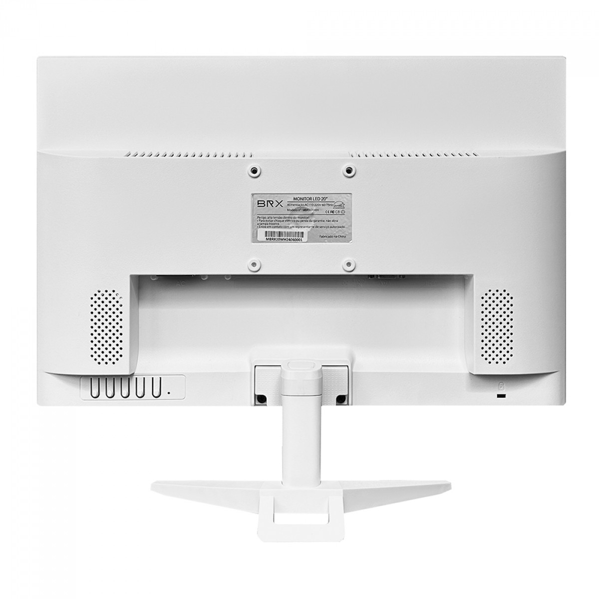 Monitor BRX LED, 20 Pol, 60Hz, HDMI/VGA, VESA, Branco, MBRX20WH