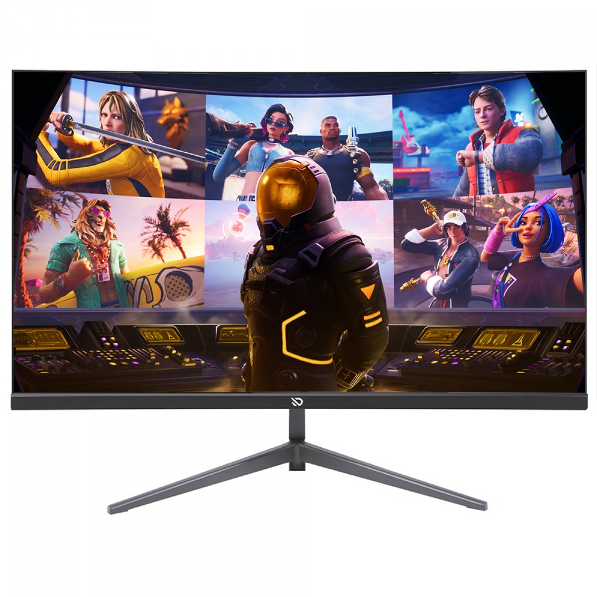 Monitor Gamer 24 Pol, Full HD, Curvo, 1ms, 180Hz, VA, FreeSync/G-Sync, HDR, HDMI/DP, DXMO24CF180S
