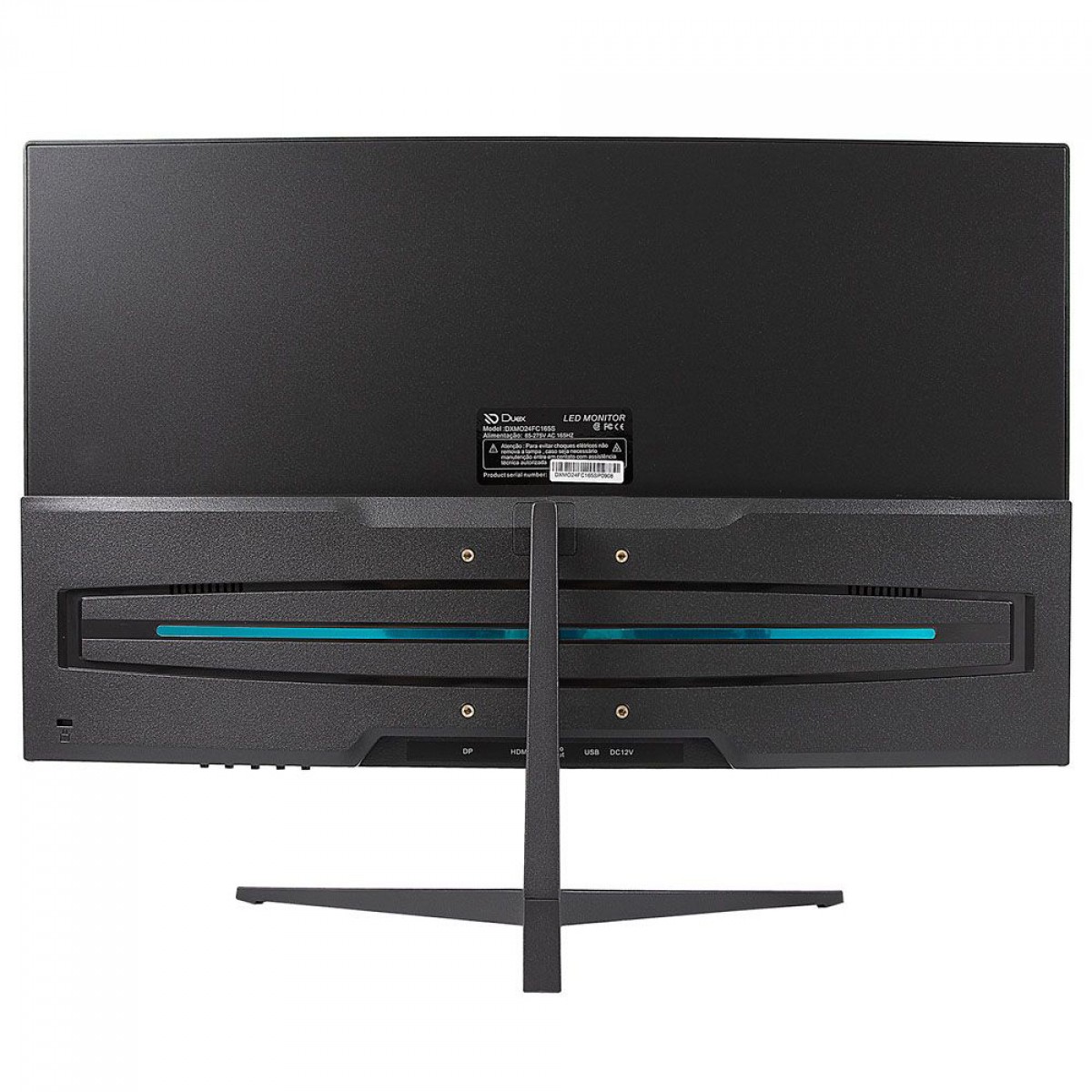 Monitor Gamer Duex 27 Pol, Full HD, Curvo, 1ms, 180Hz, VA, 99% sRGB, FreeSync/G-Sync, HDMI/DP, DXMO27CF180S