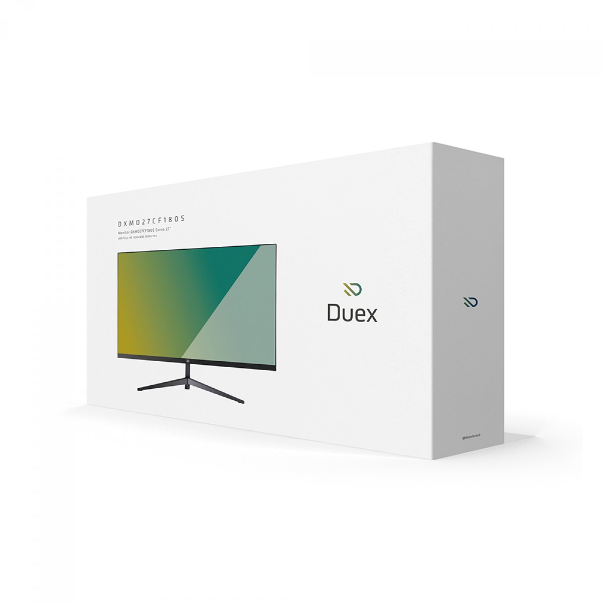 Monitor Gamer Duex 27 Pol, Full HD, Curvo, 1ms, 180Hz, VA, 99% sRGB, FreeSync/G-Sync, HDMI/DP, DXMO27CF180S