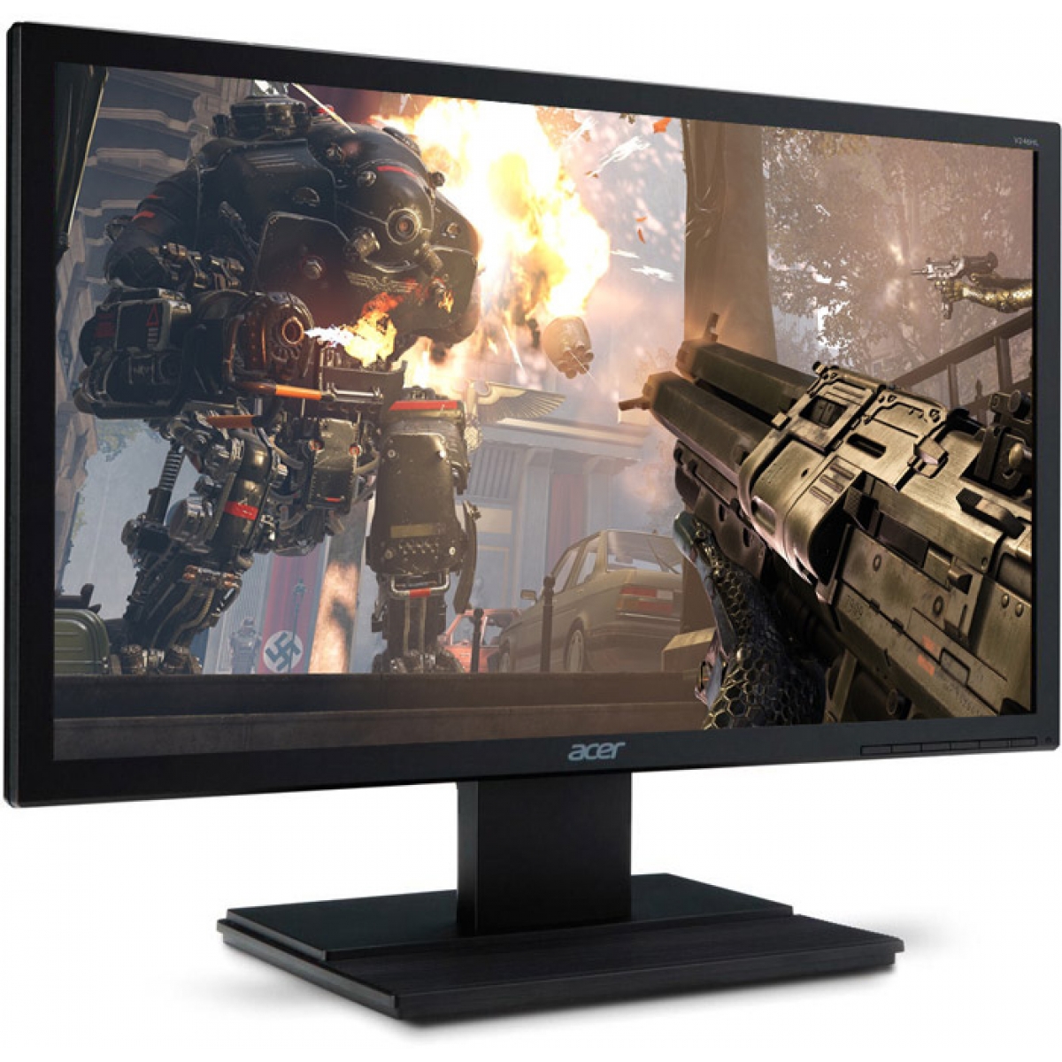 Monitor Gamer Acer 23.6 Pol, Full HD, HDMI-VGA, V246HL