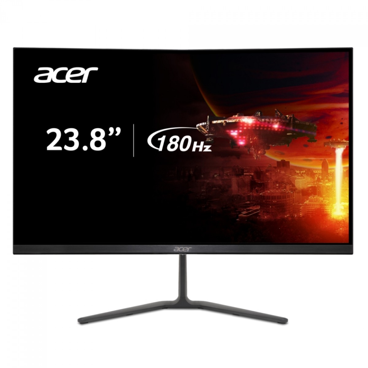 Monitor Gamer Acer Nitro KG240Y-M5biip, 23.8 Pol, Full HD, IPS, 180Hz, 1ms, 99% sRGB, HDR, FreeSync Premium, HDMI/DP, UM.QX0AA.502