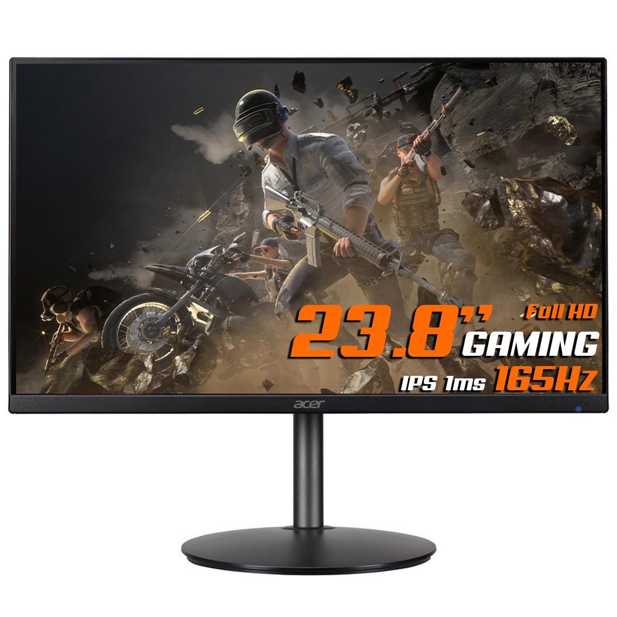 Monitor Gamer Acer Nitro RX241Y, 23.8 Pol, Full HD, IPS, 165Hz, 1ms, HDR, FreeSync Premium, UM.QR1AA.P04